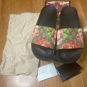 Gucci St.Blooms Slides Sz11